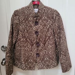 3 Sisters Brown Coat NWOT